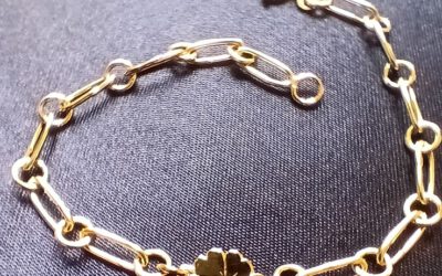 Armband met klavertje
